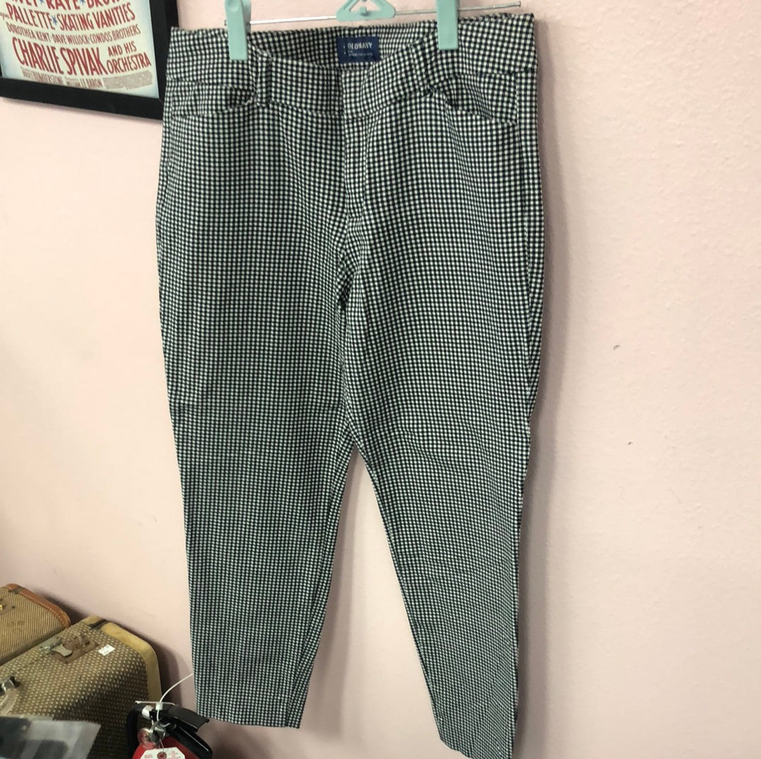 Black and White Gingham Pants