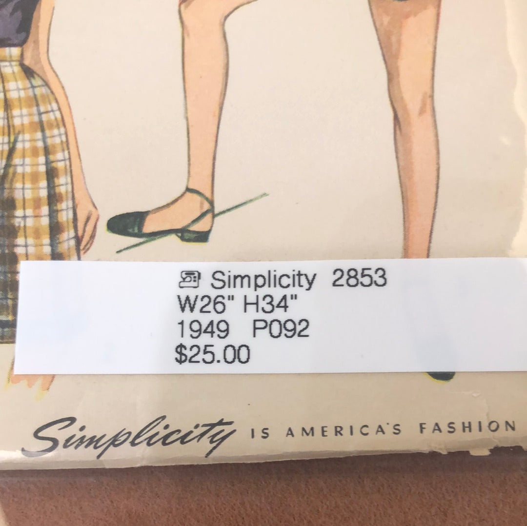 simplicity 2853
