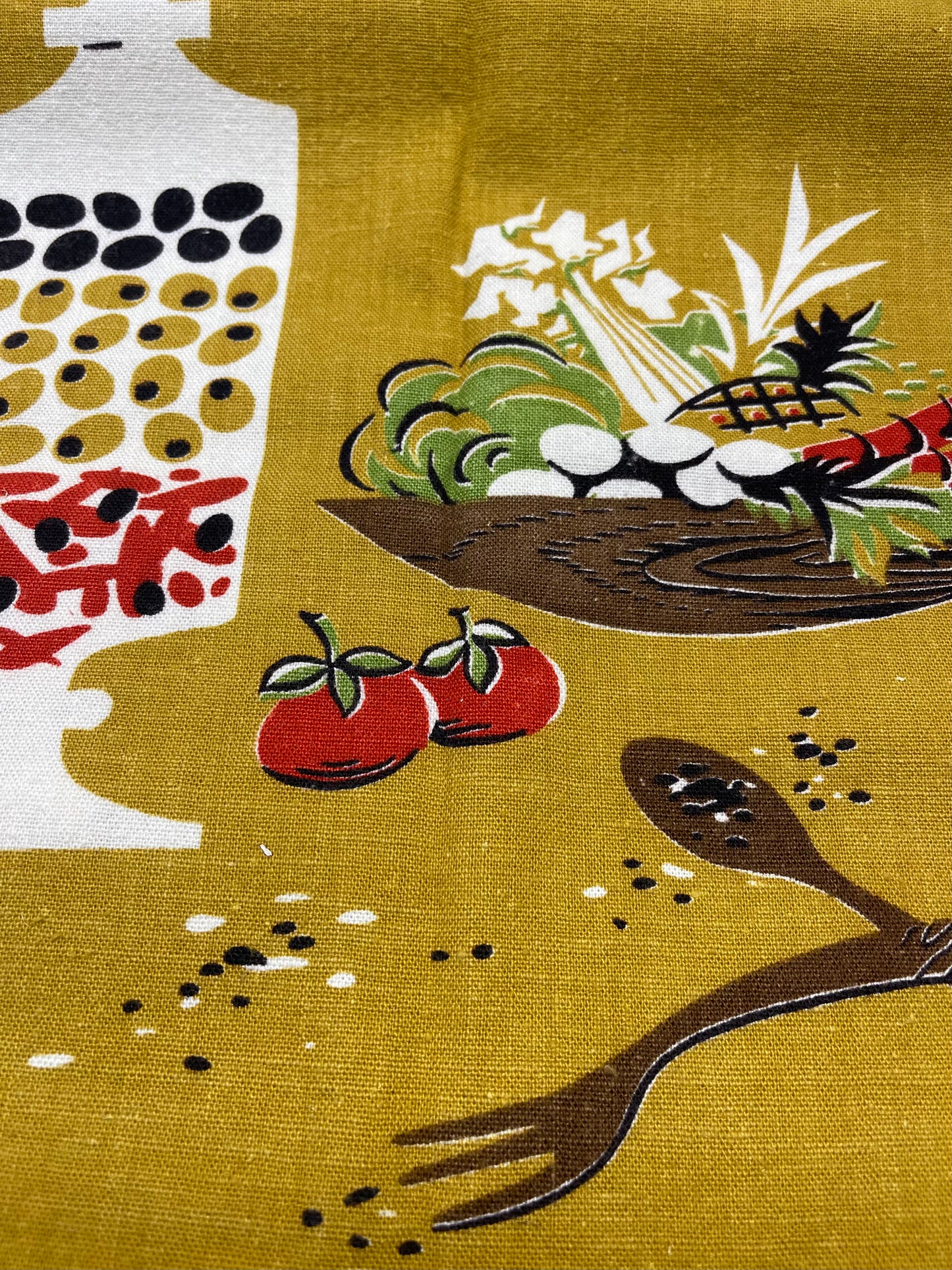 Fun 70s Kitchen Dish Towel