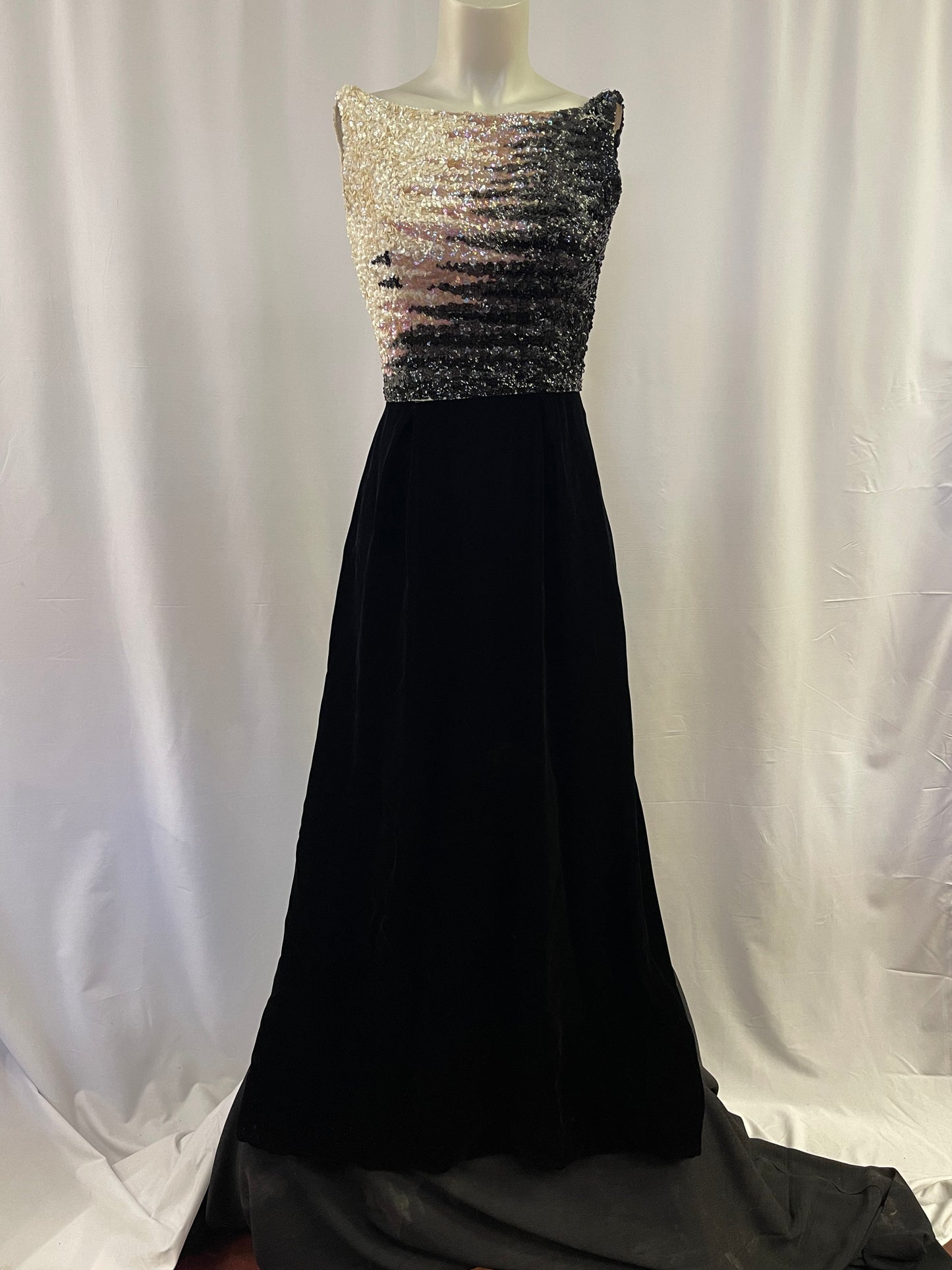 50s Sequined Gown