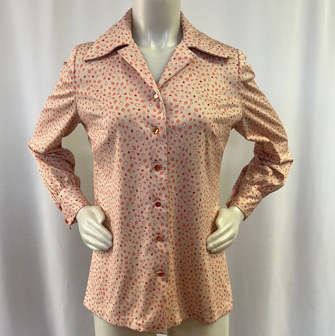 70s Autumn Leaf Longsleeve Top