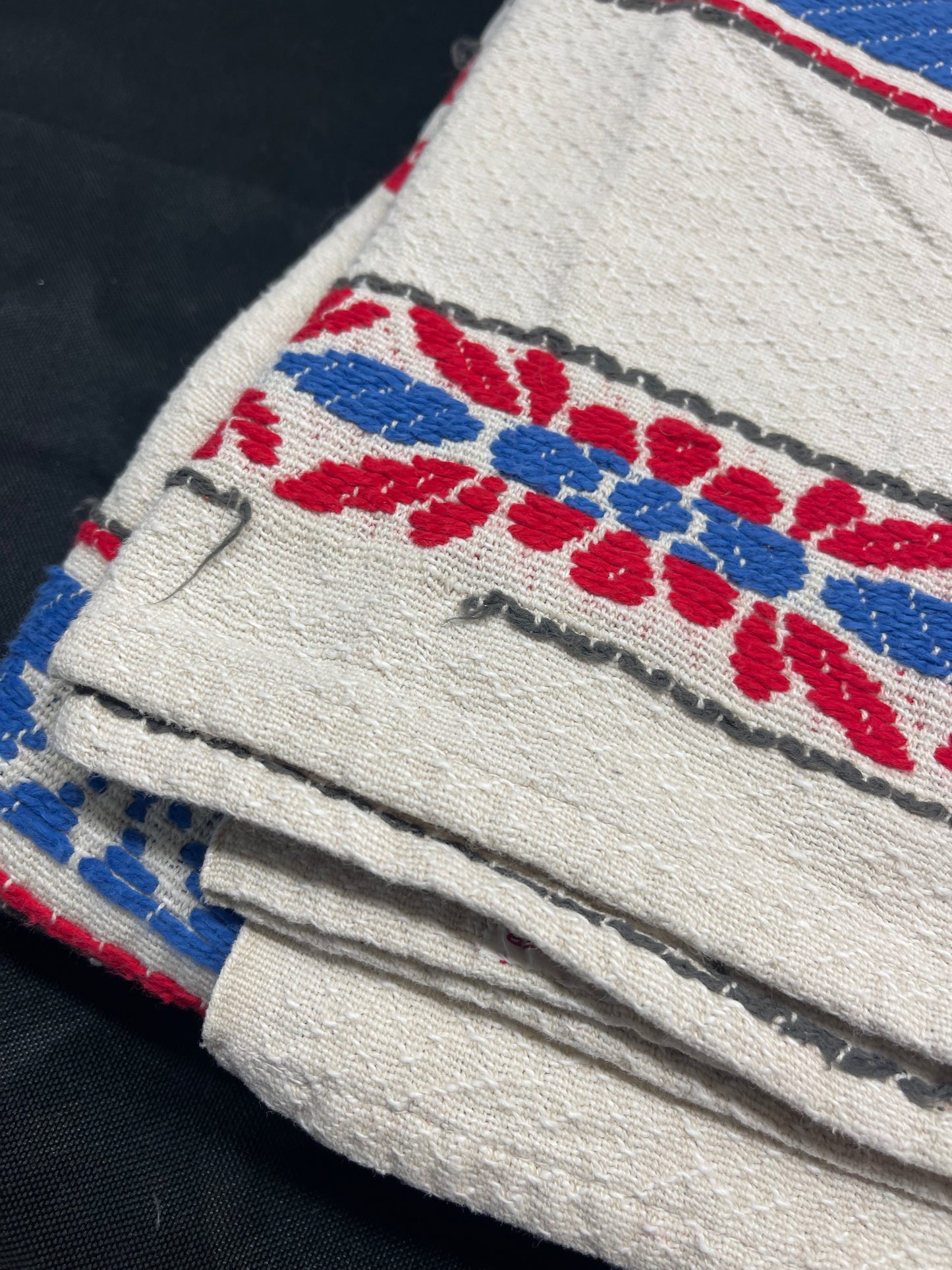 Red White & Blue coverlet