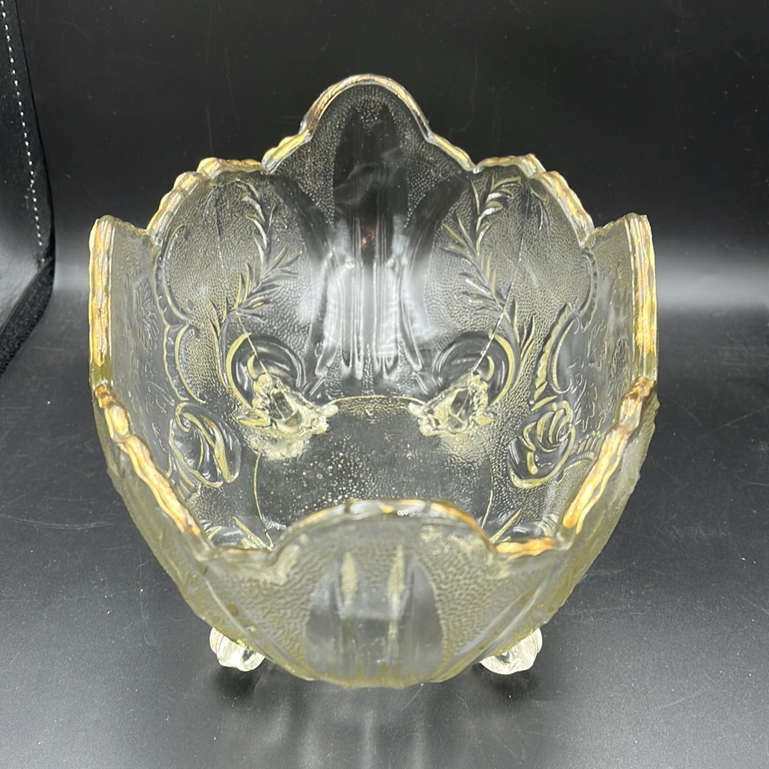 Lombardi Glass Footed Bowl