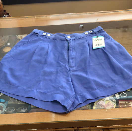 80s Does 40s Periwinkle Blue Shorts