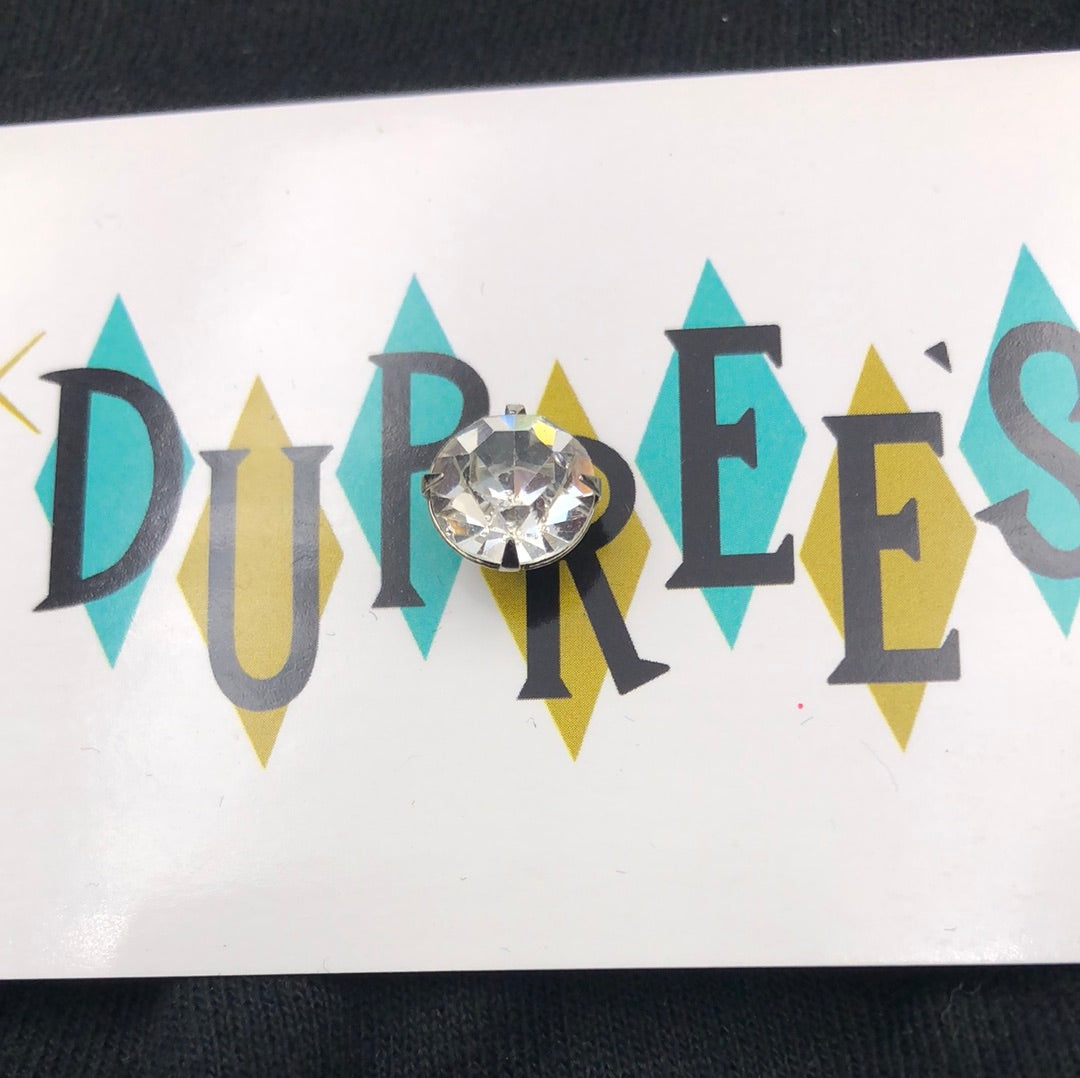 Round Crystal Tie tack