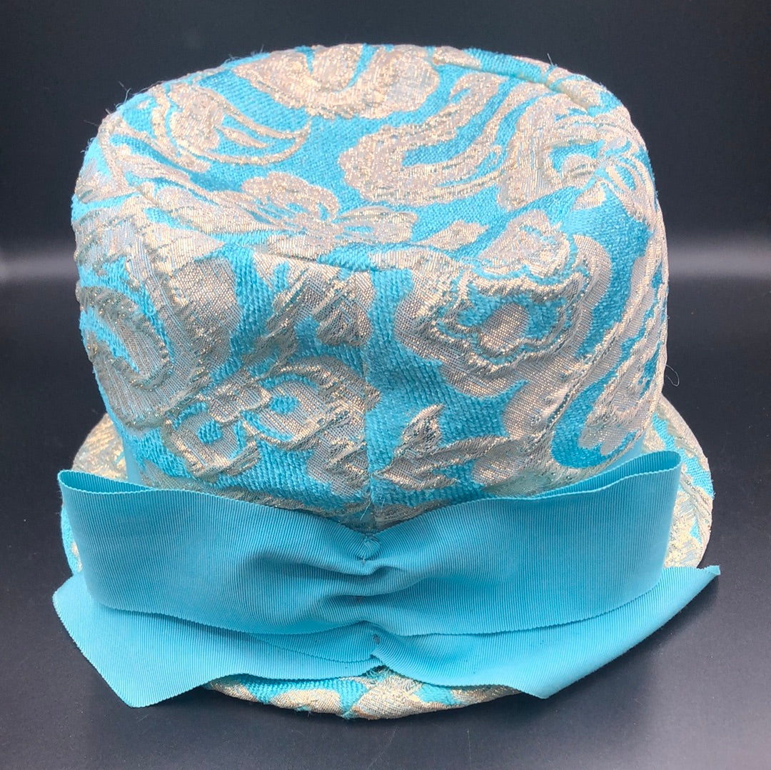 Aqua and Gold Chez Original hat