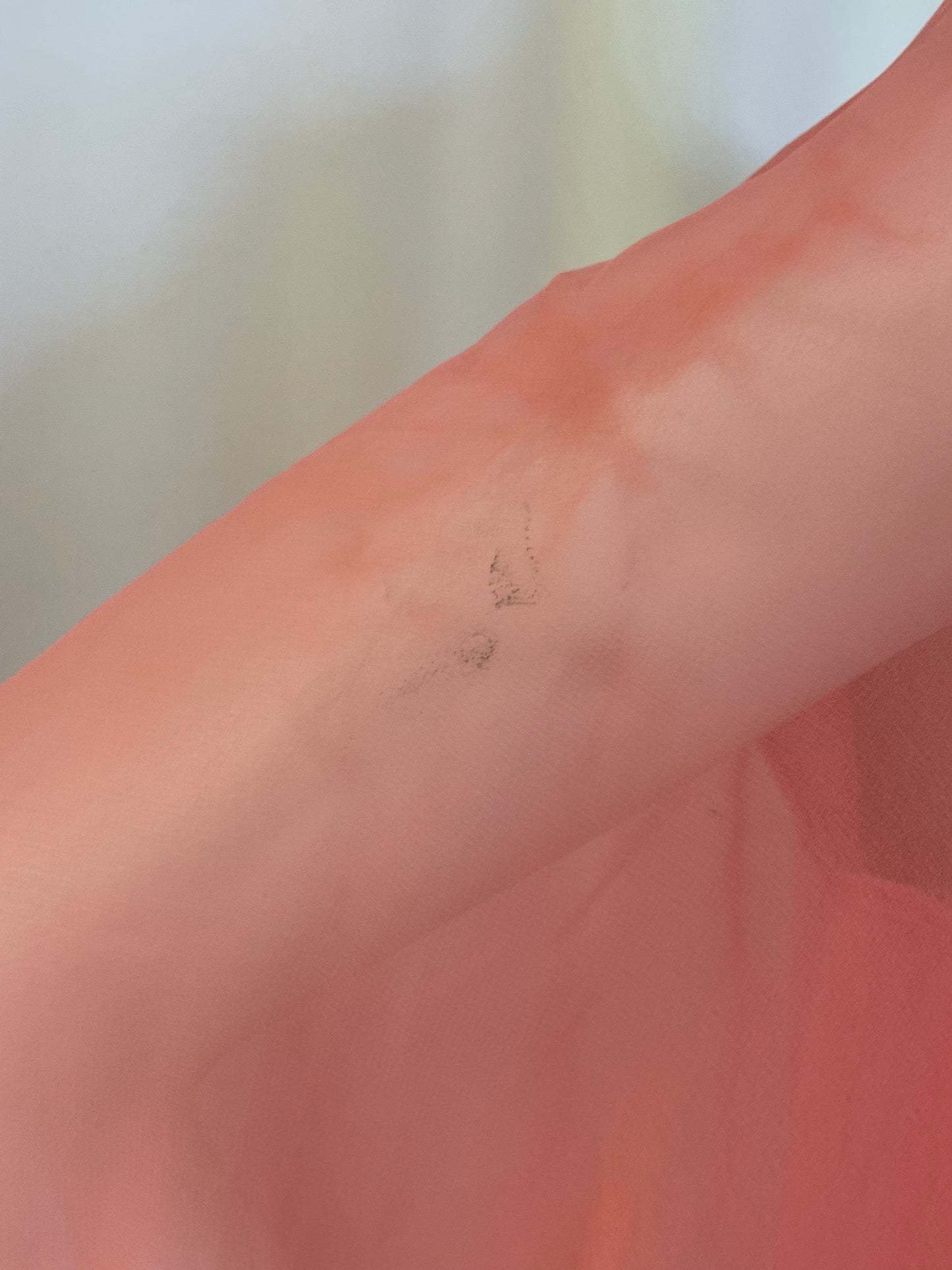 Pink Maxi Gown With Chiffon Sleeves