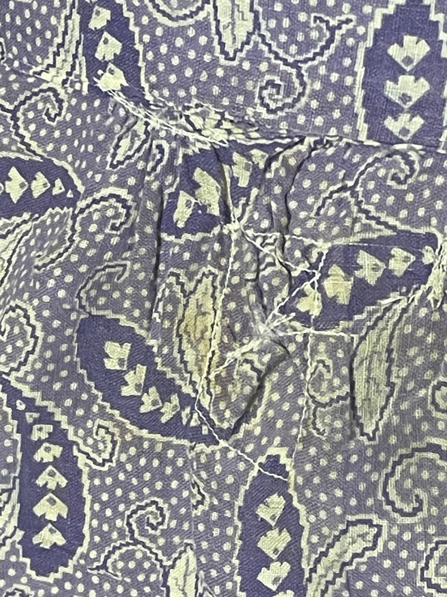 Purple Paisley Kitchen Apron