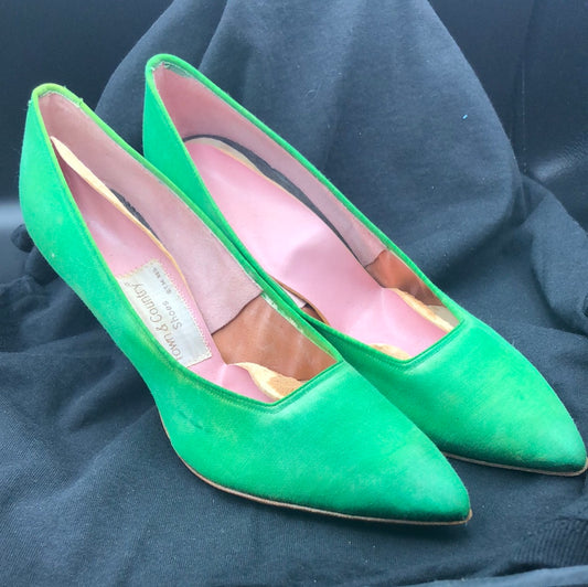 Bright Green Town and Country heel