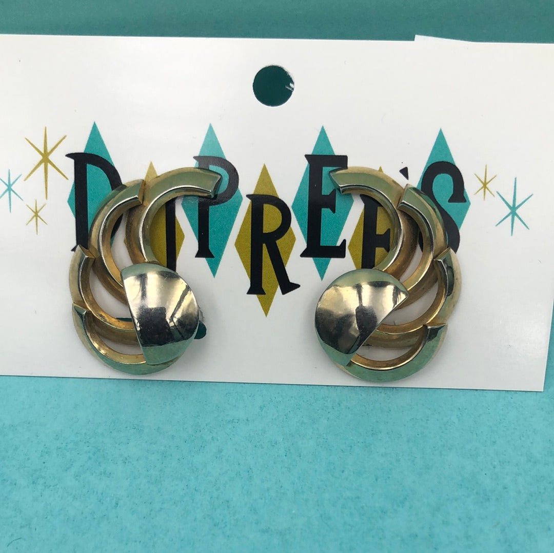 Gold Clip on earring