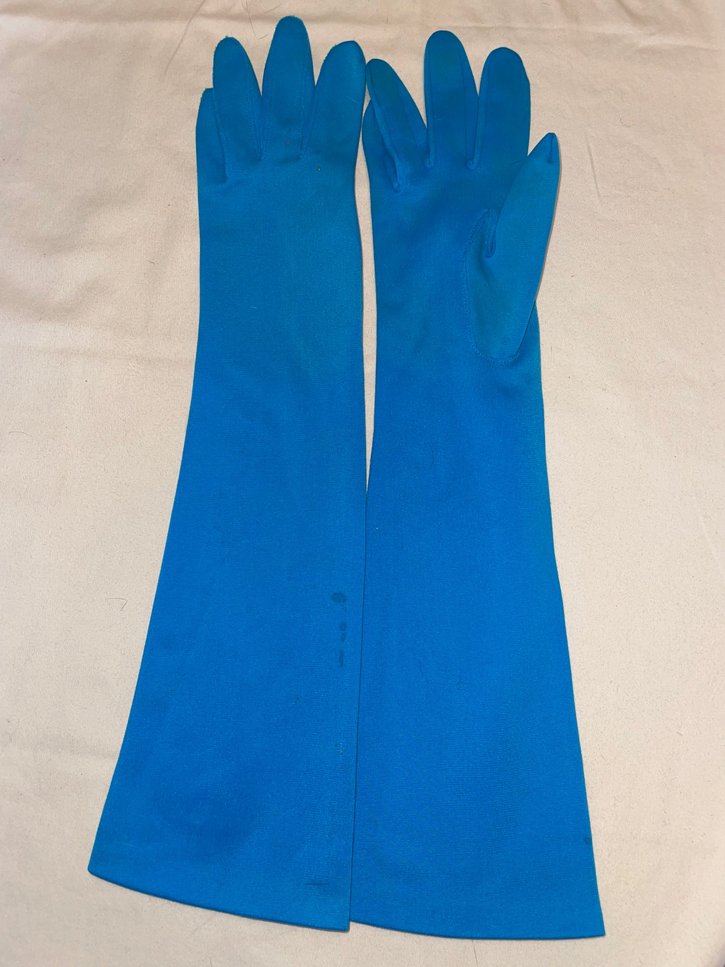 Teal Opera Gloves