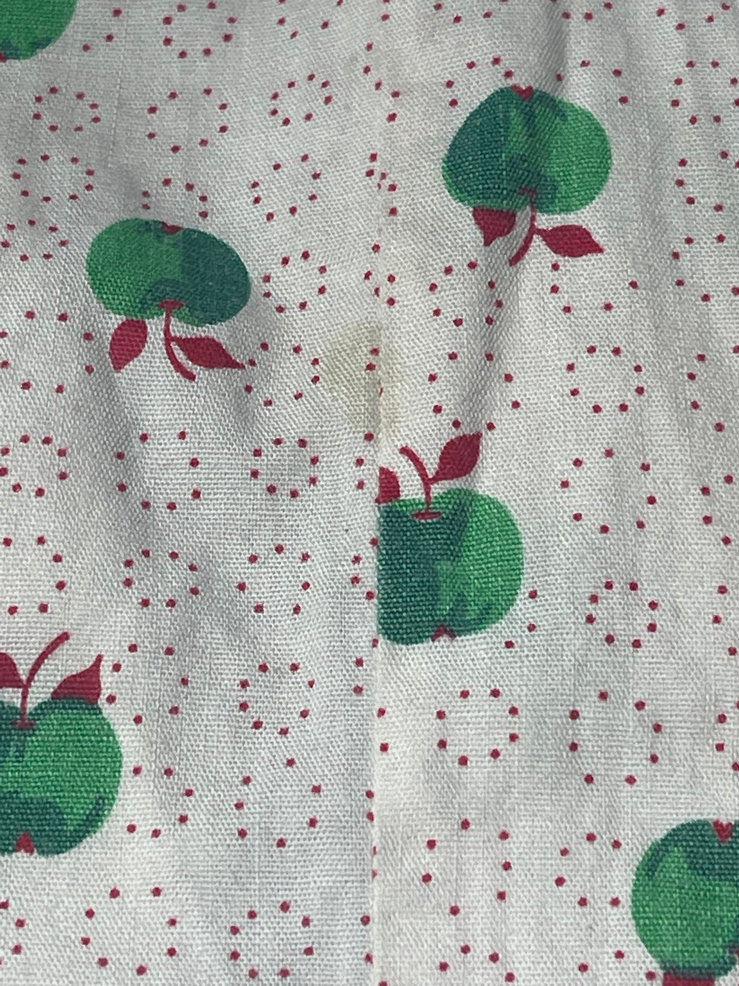 Apple Print Kitchen Apron