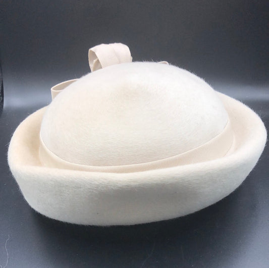 Taupe Wool Hat By Mr John Classic New York Paris