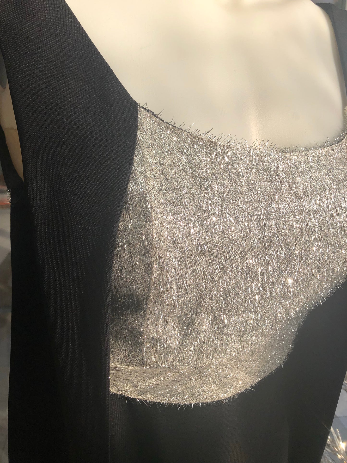 Black and Silver Dress