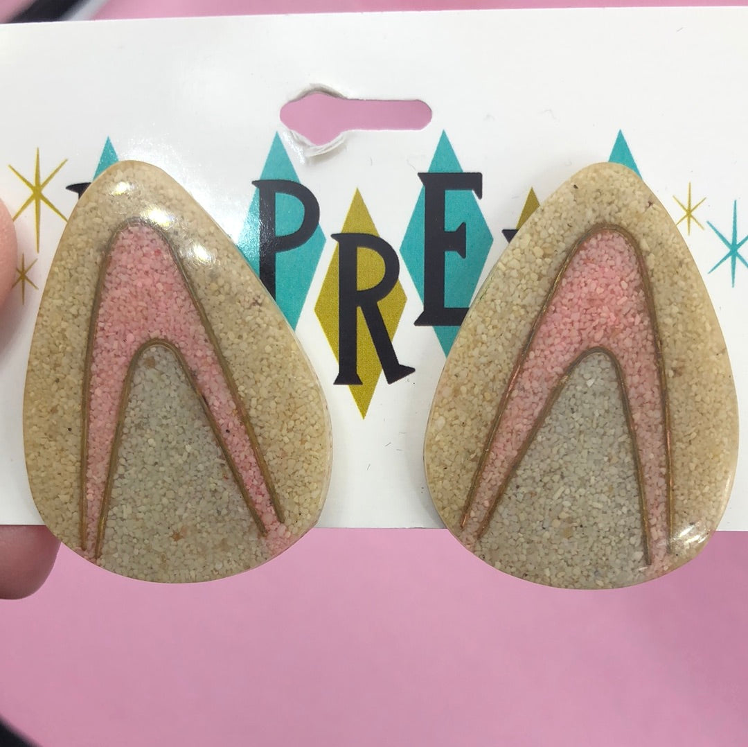 Teardrop Clip on earrings