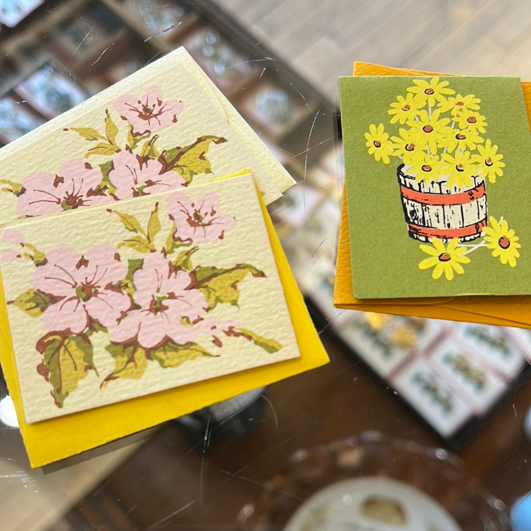 Set of 3 mini cards with envelopes