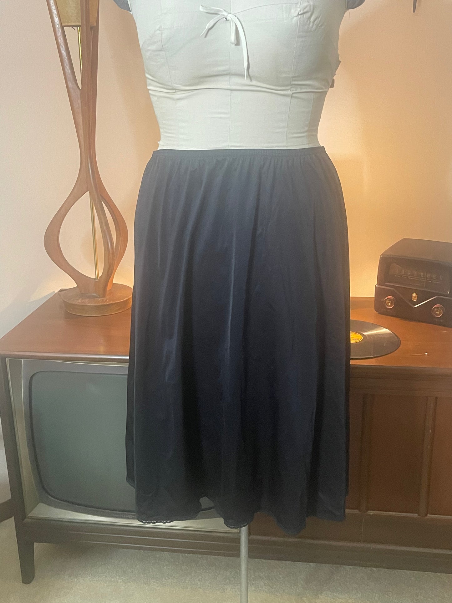 Black Half Slip