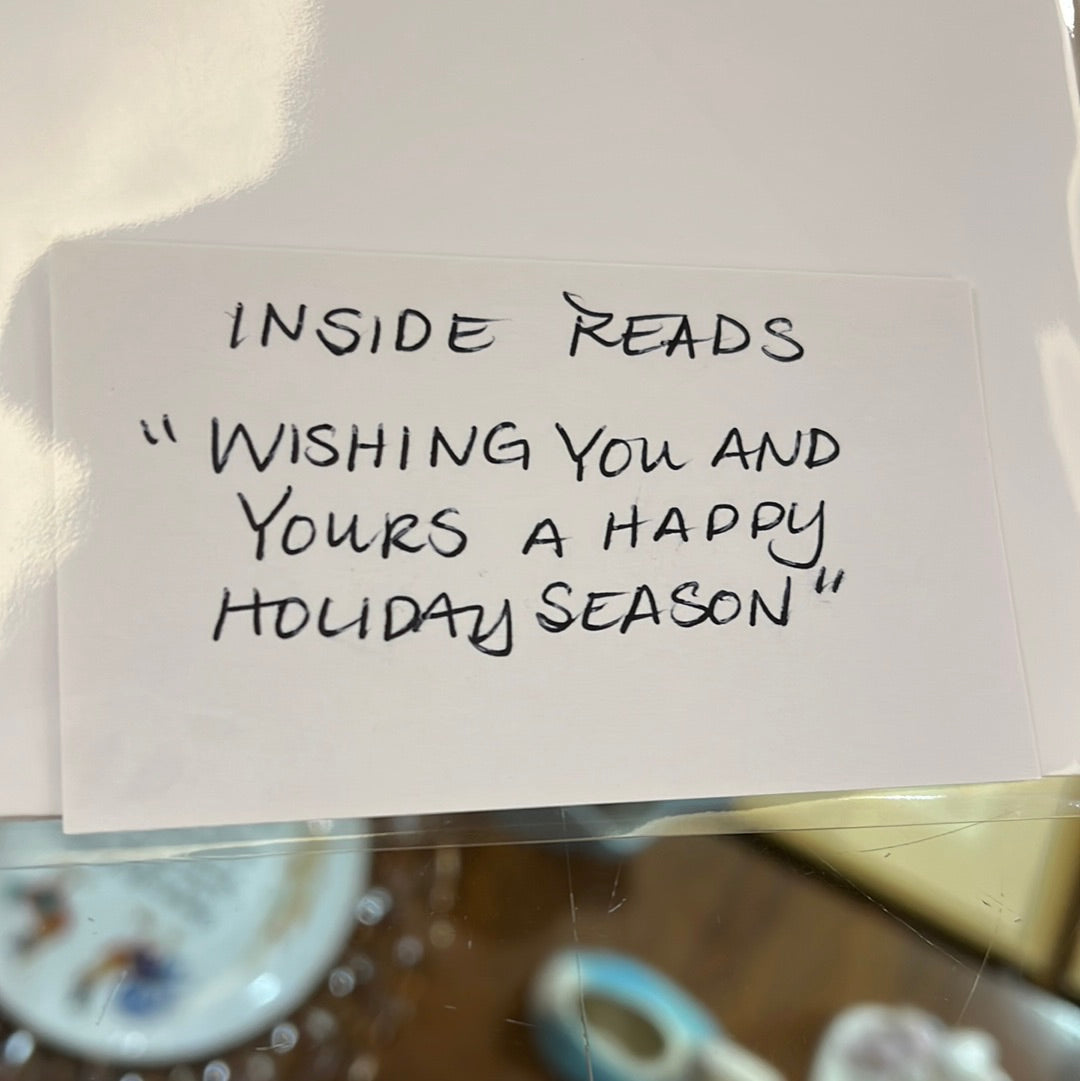 Snowy Birds holiday card