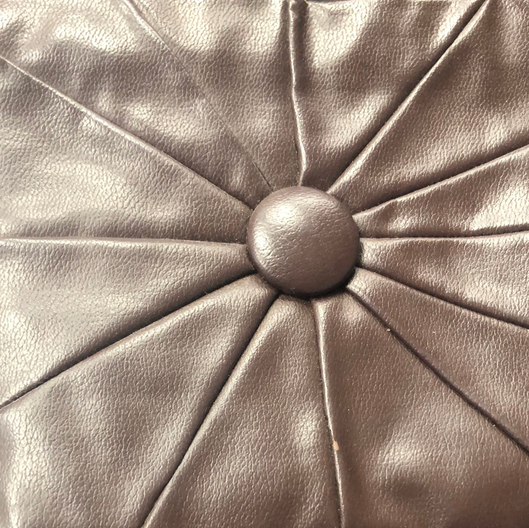 Brown leather hand bag