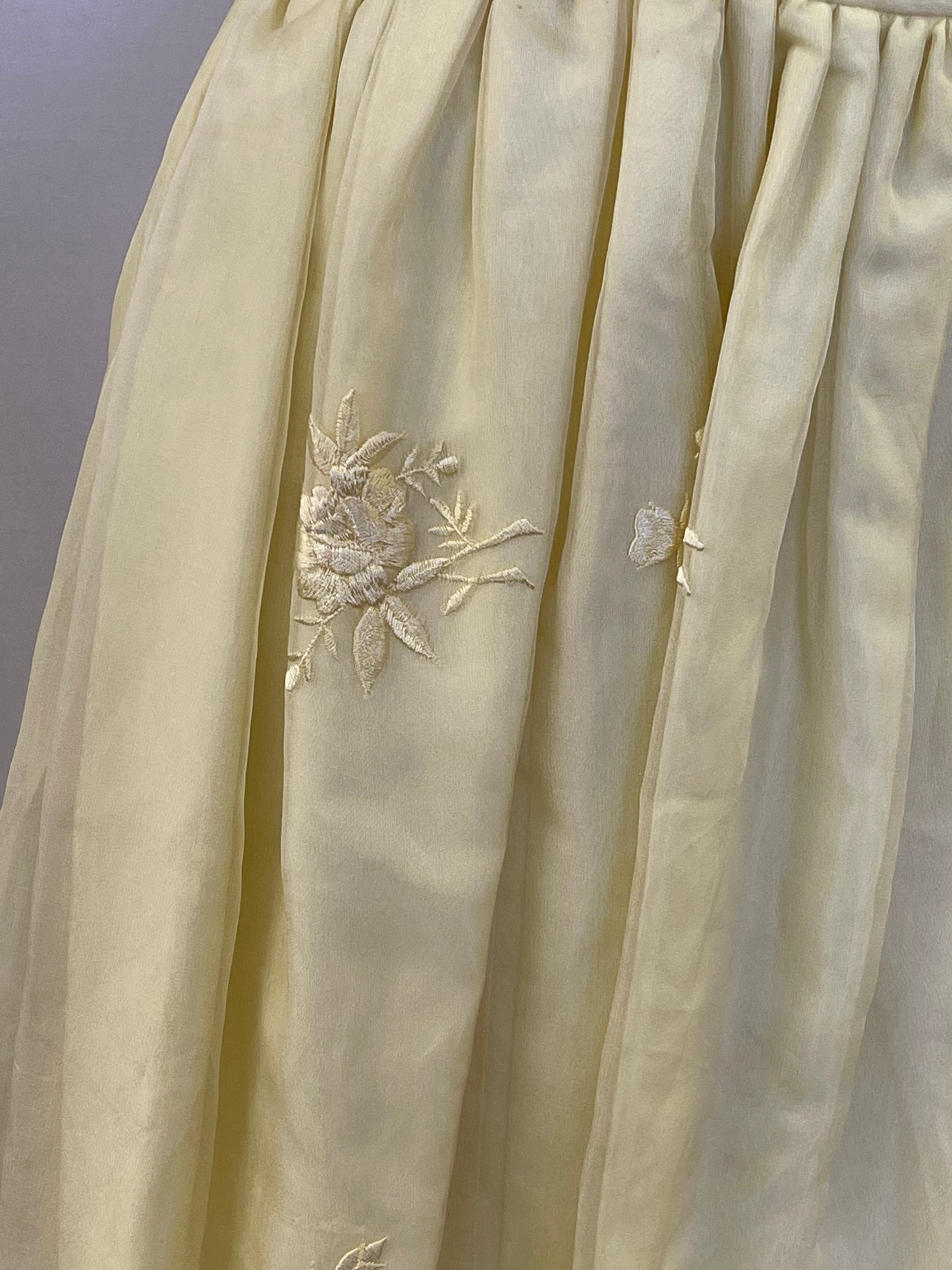 Light Yellow Party Dress