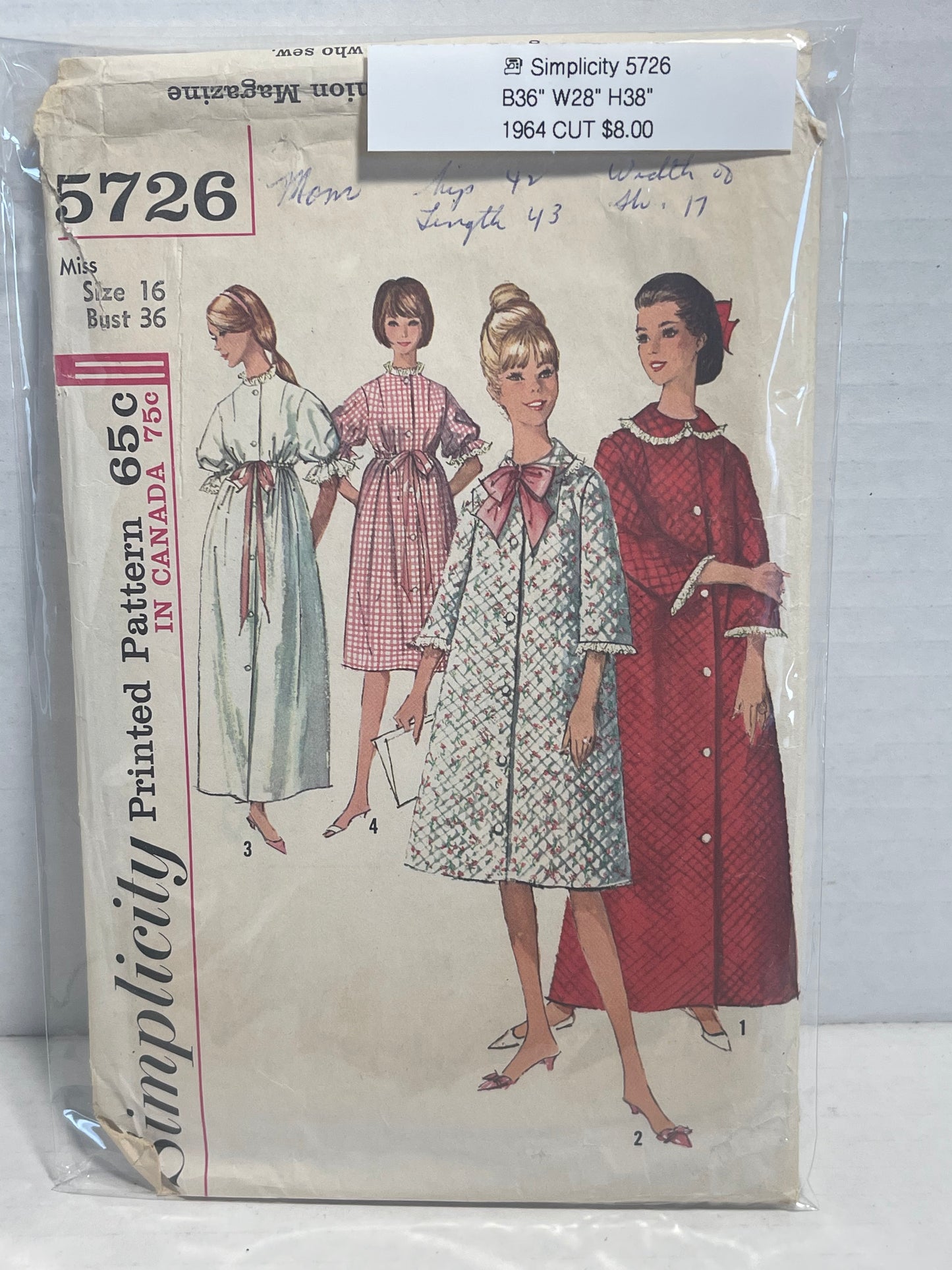 Simplicity 5726