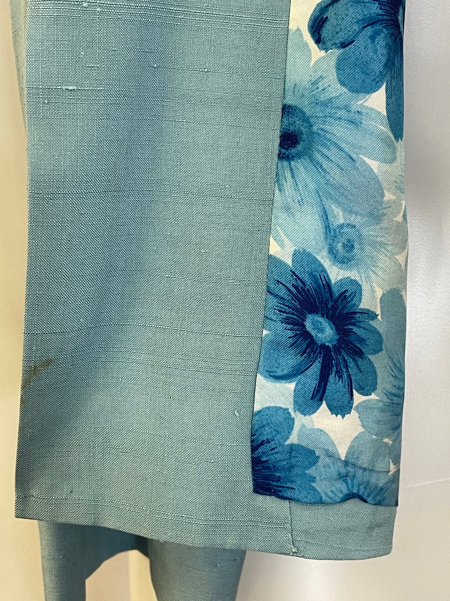 Light Blue Floral Two Piece