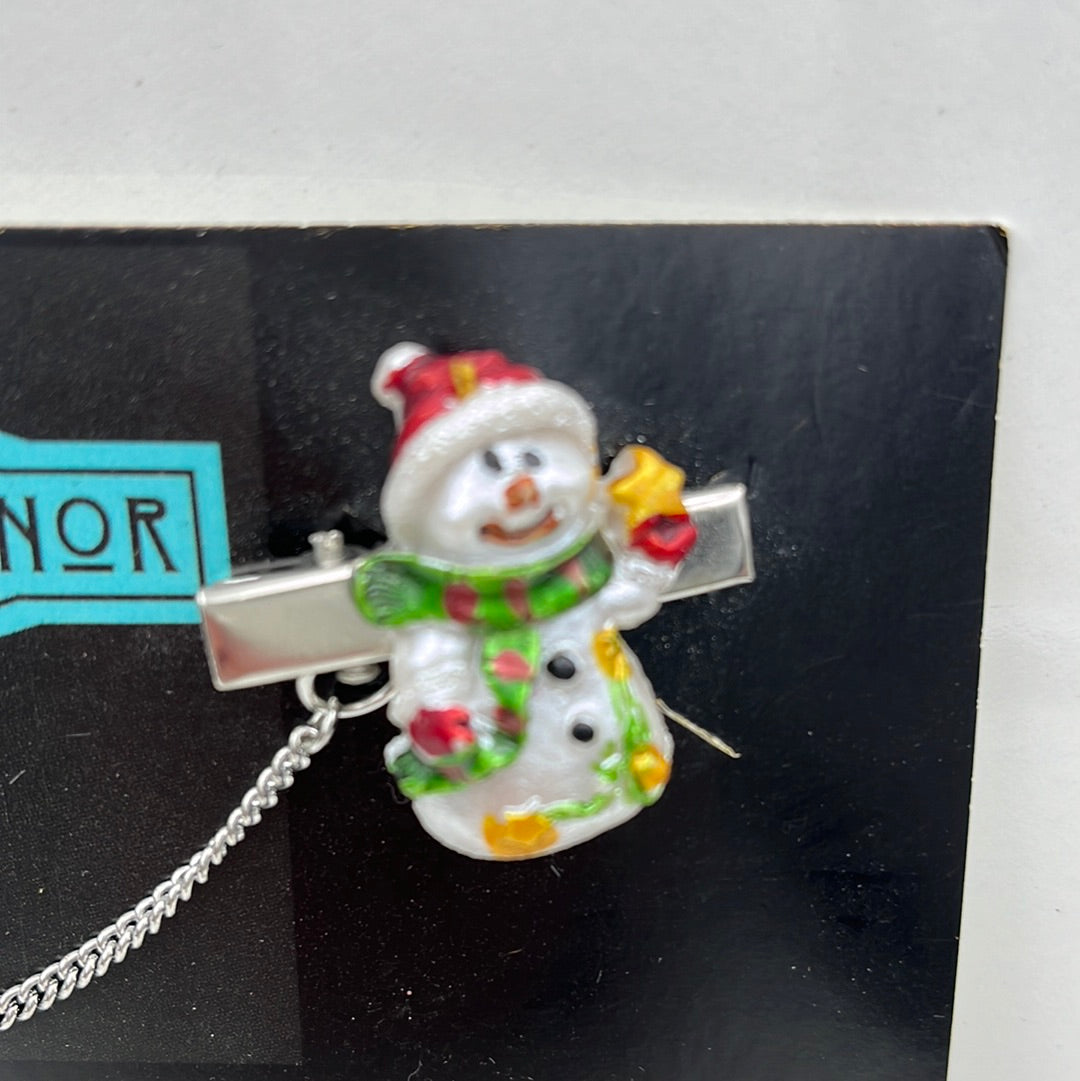 Snowman sweater clip