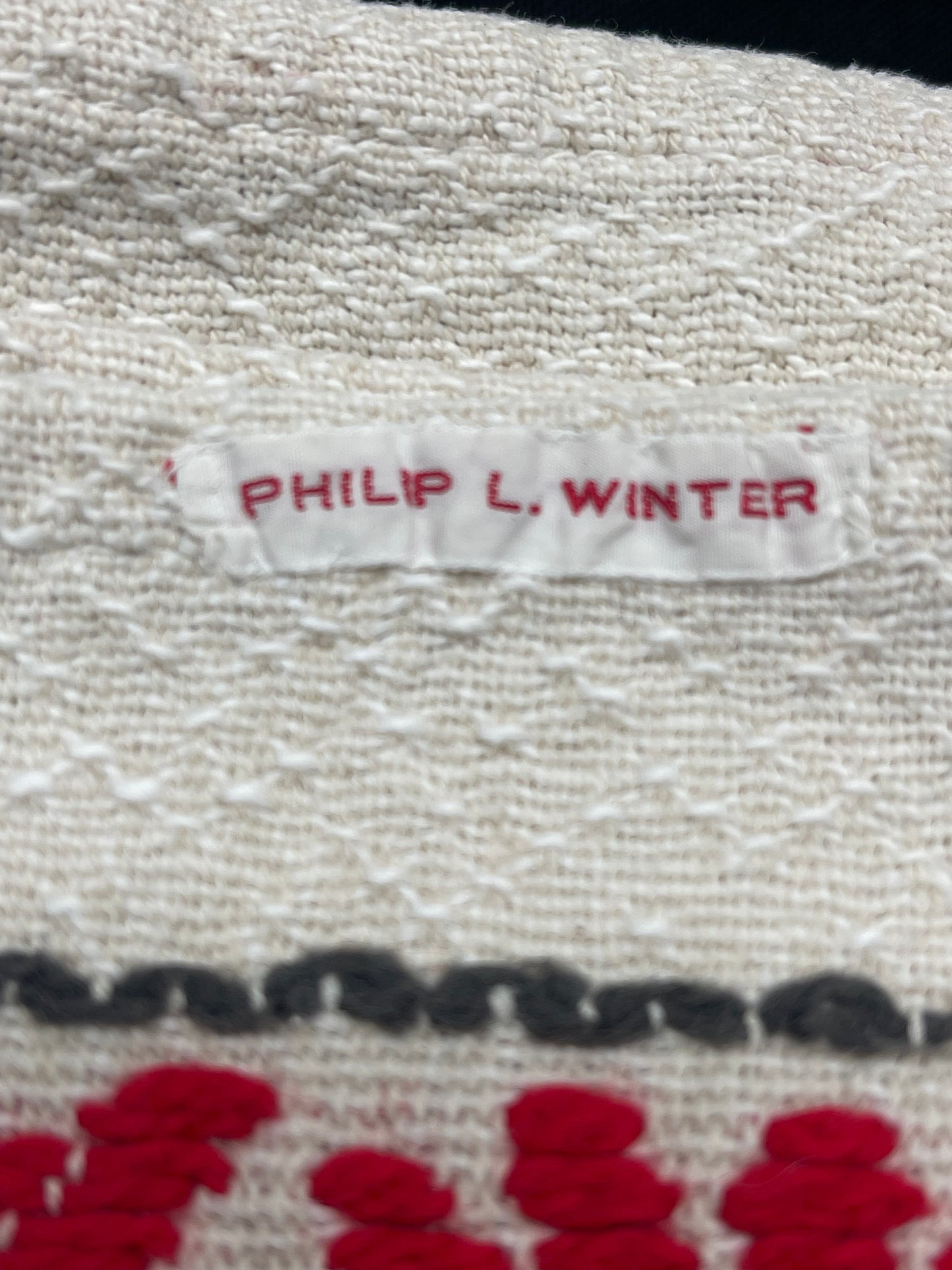 Red White & Blue coverlet