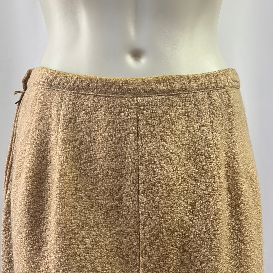 Women’s Tan Straight Skirt