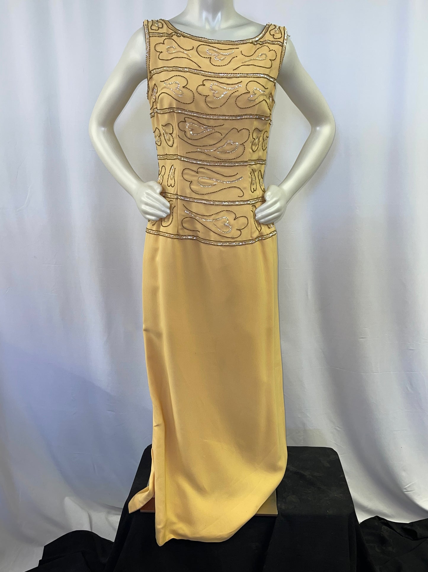 Full Length Beaded Gown