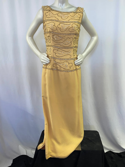 Full Length Beaded Gown