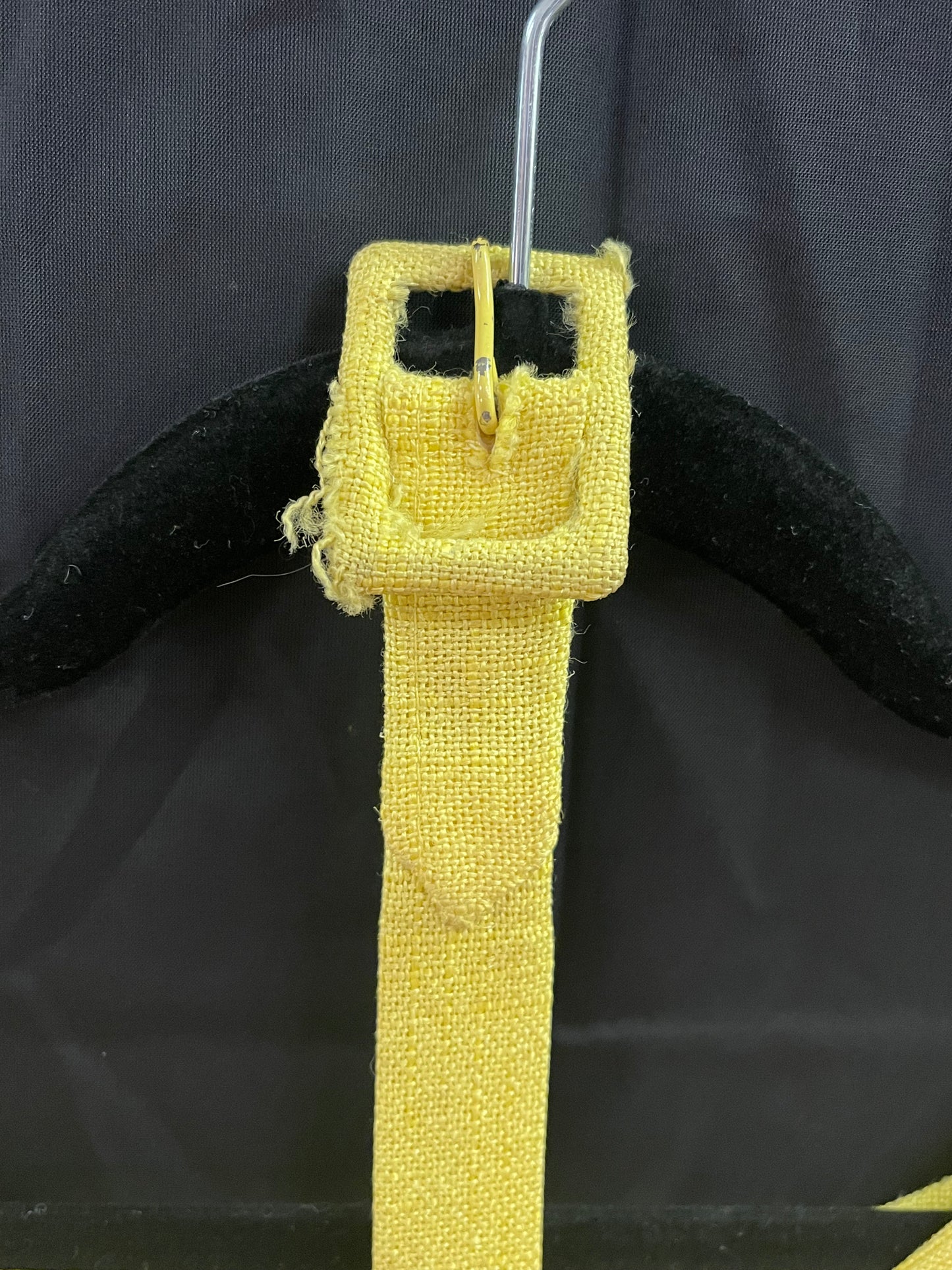 Yellow Linen Wiggle Dress