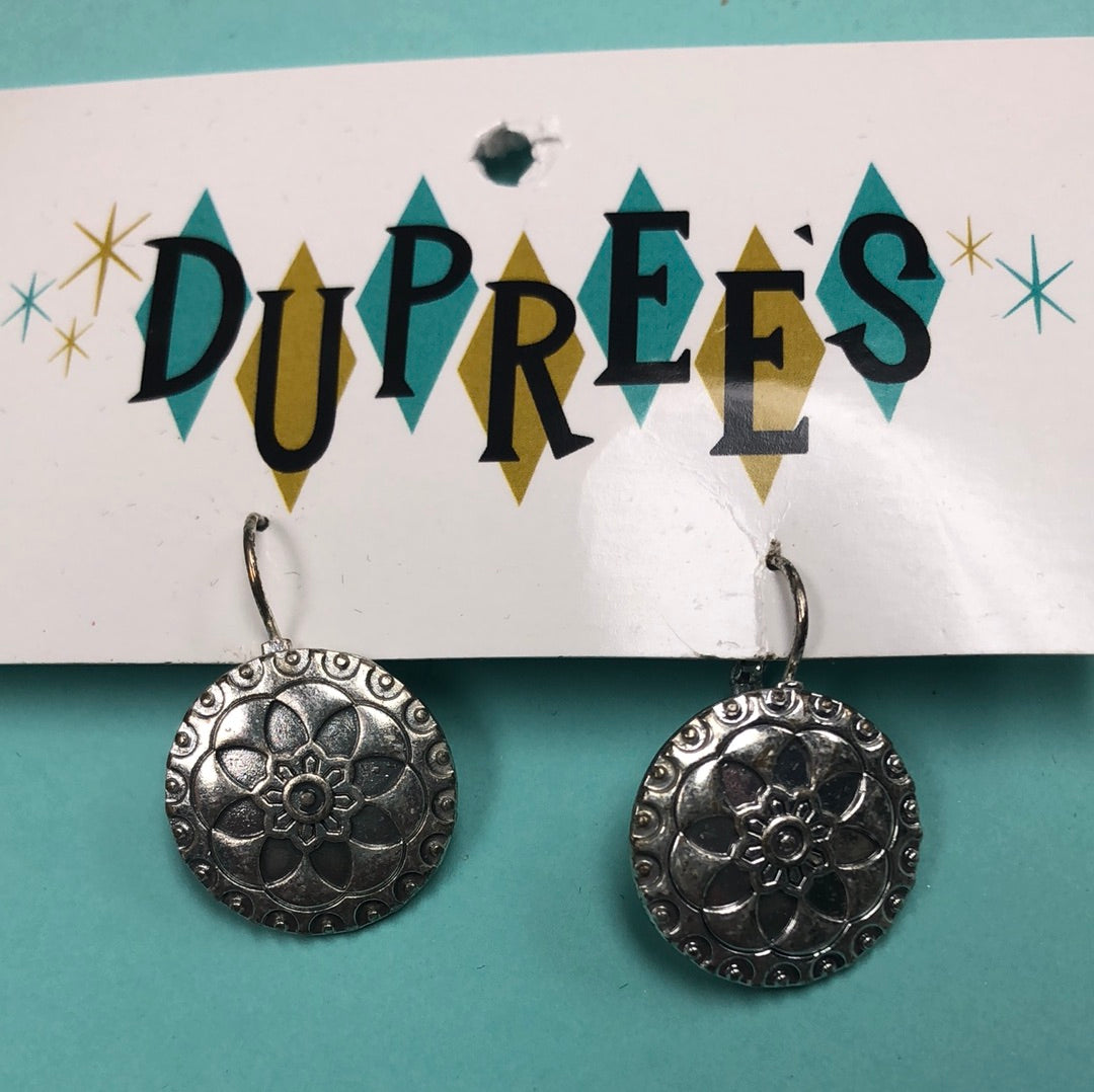 Silver Dangle Pierced Earring
