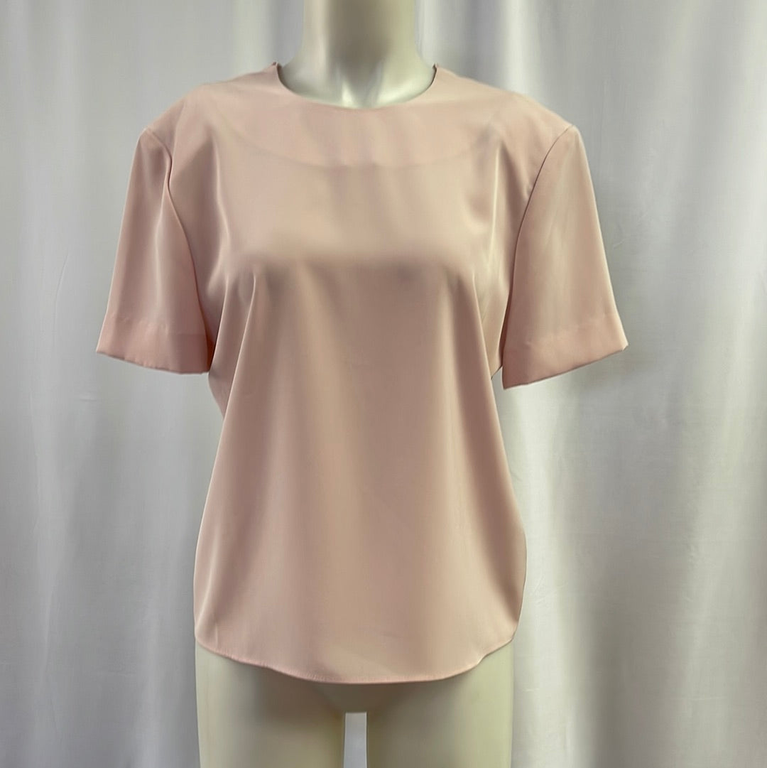 80s Blush Pink Blouse