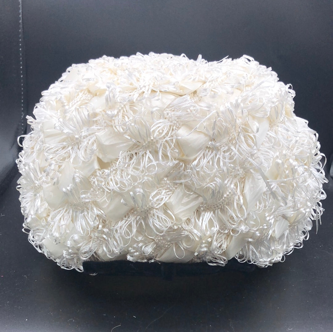 White textured Chandra Original Hat