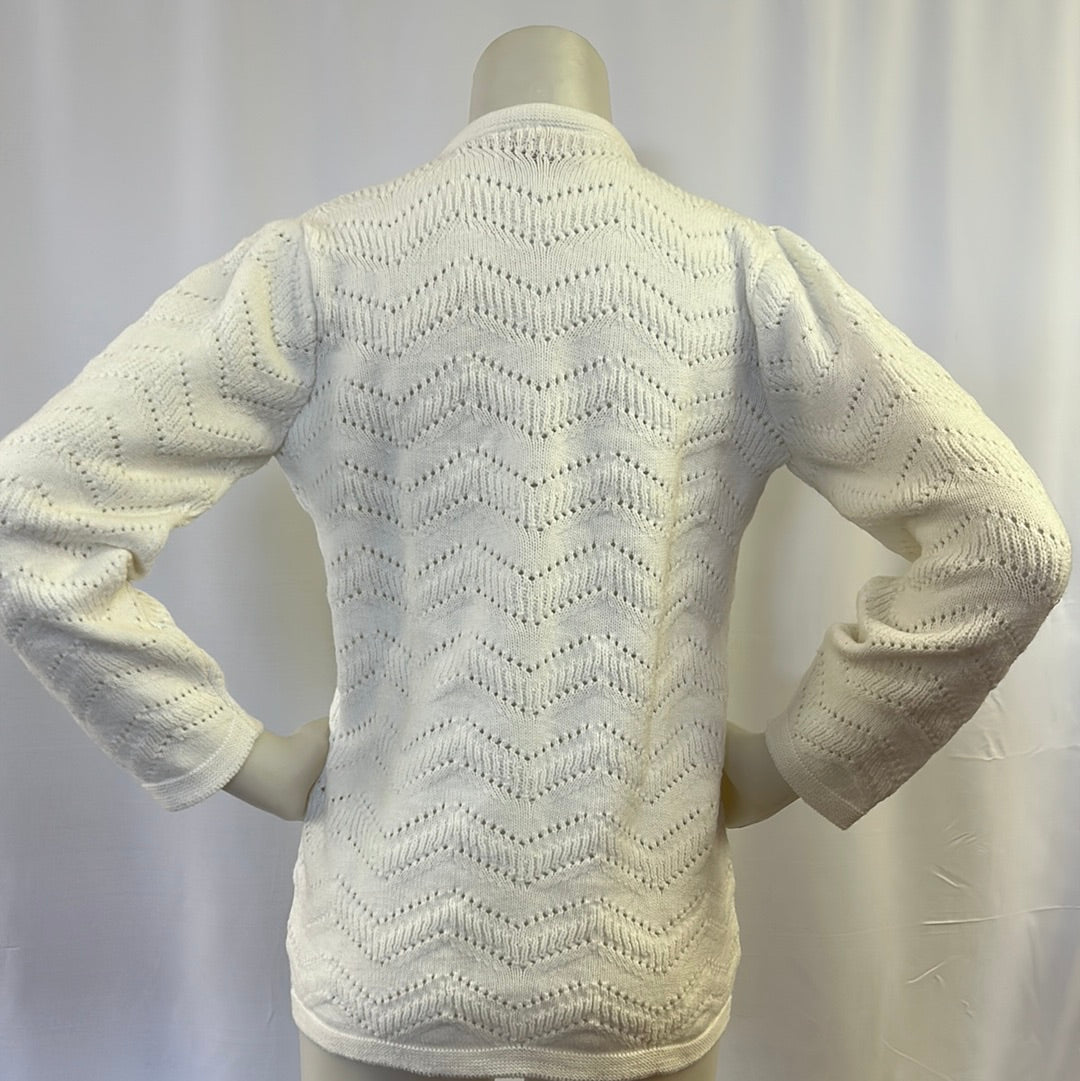 Jantzen White Knit Sweater