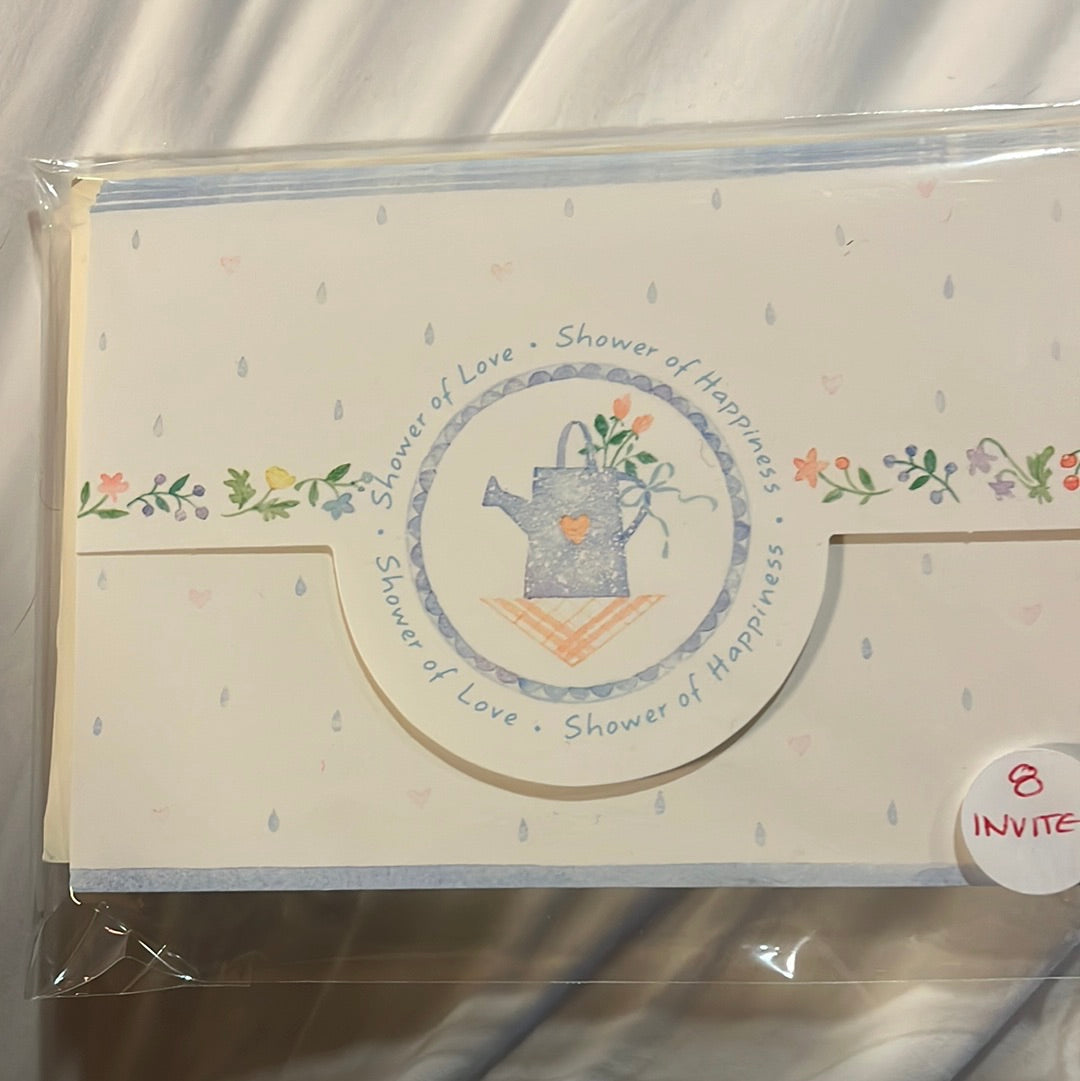 8 Shower invitations
