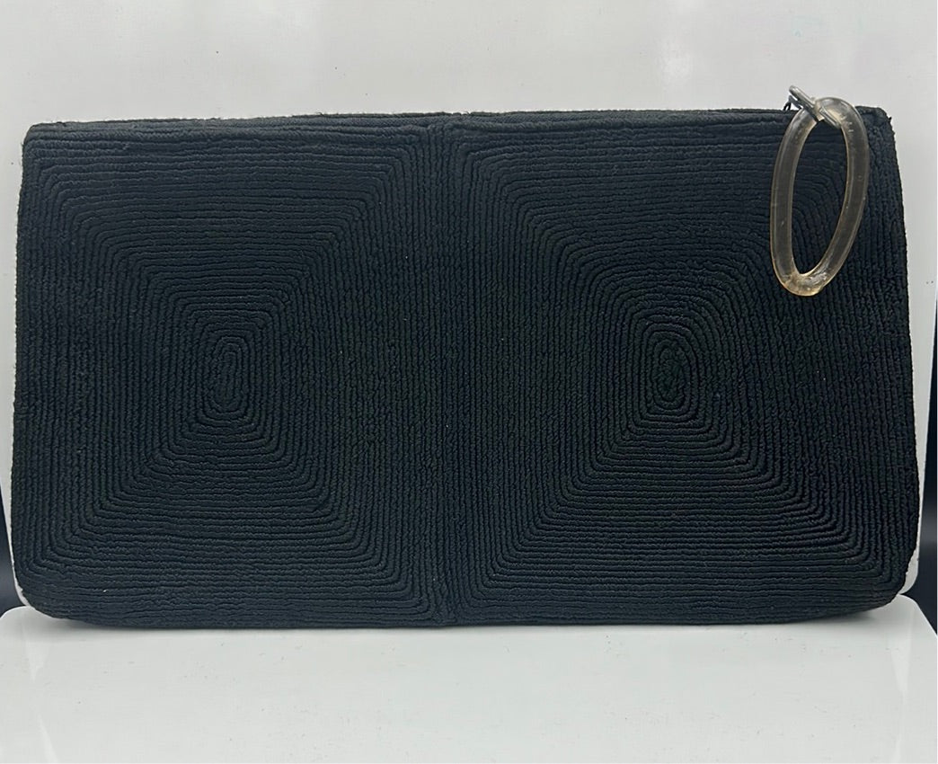Black Corded Clutch
