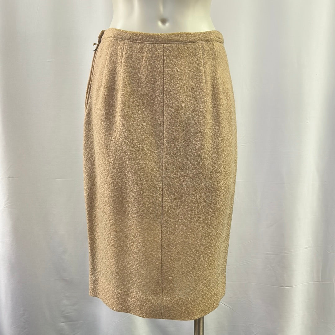 Women’s Tan Straight Skirt