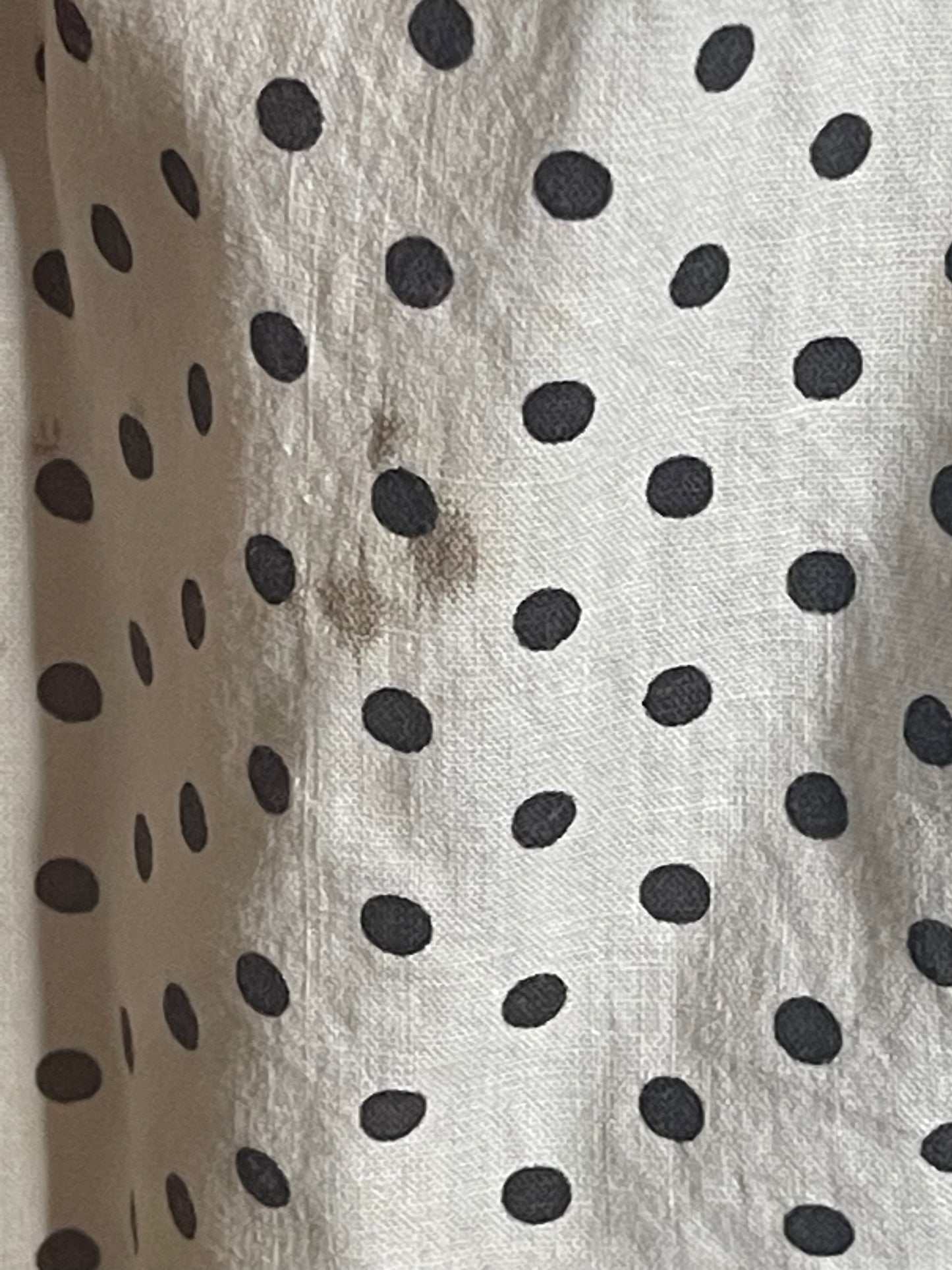 Black & White Polka Dot Kitchen Apron