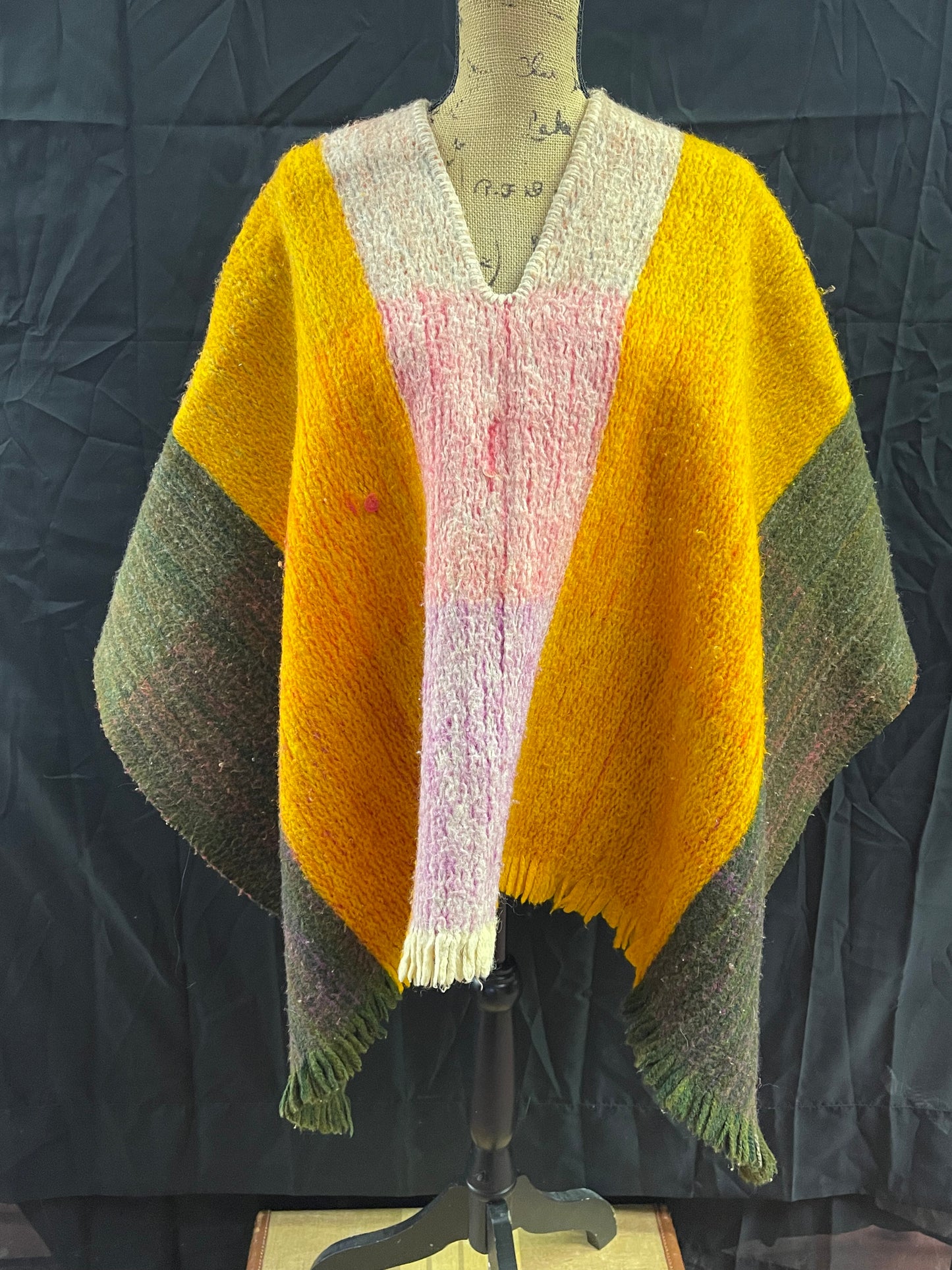 South American Wool Poncho