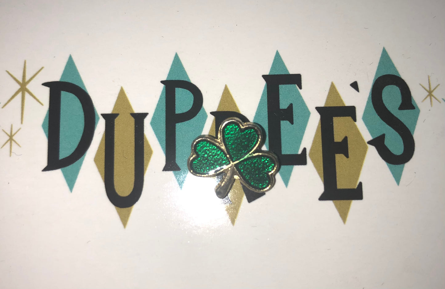 Green Clover Pin