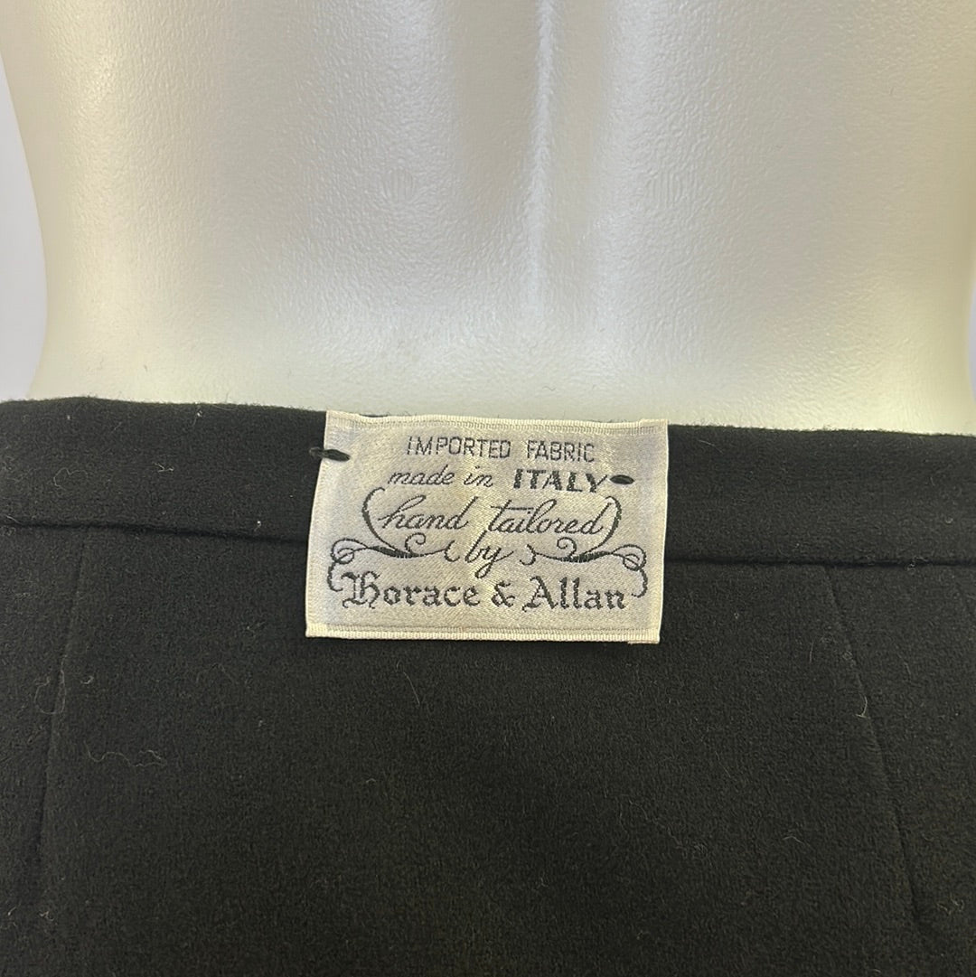 Italian Handmade Wool Pencil Skirt