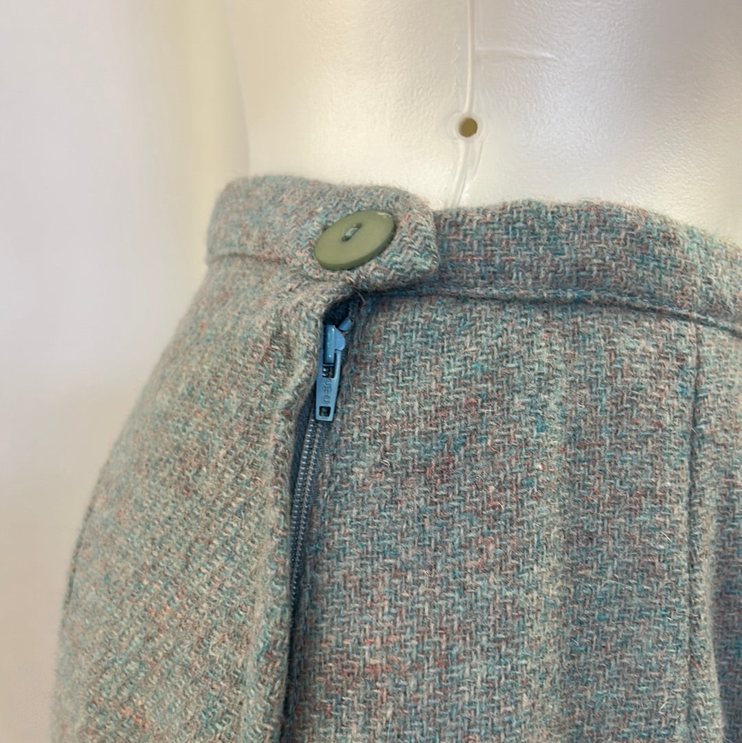 Women’s Multicolored Wool Skirt