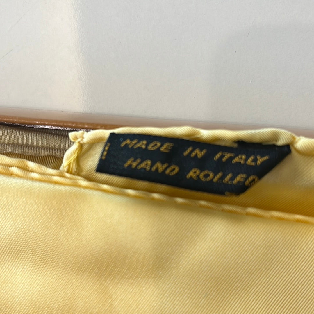 Yellow Tie and pocket square