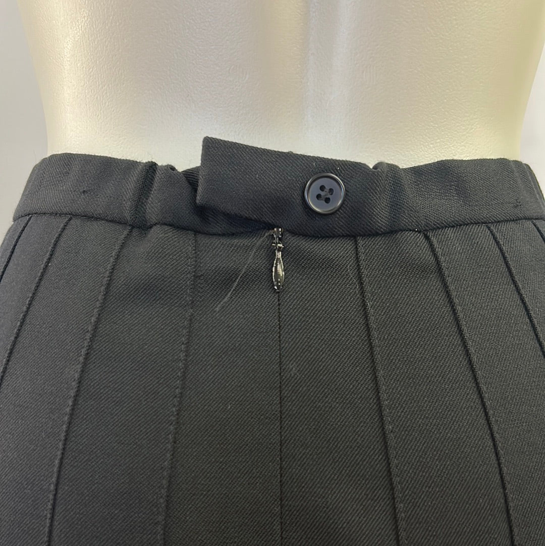 Women’s Black Pleated Pendleton Skirt