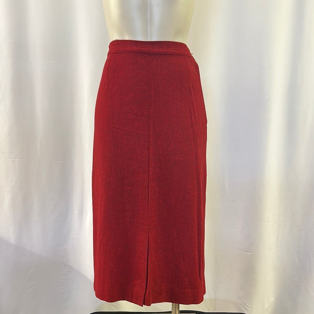 50’s Women’s Red Straight Skirt
