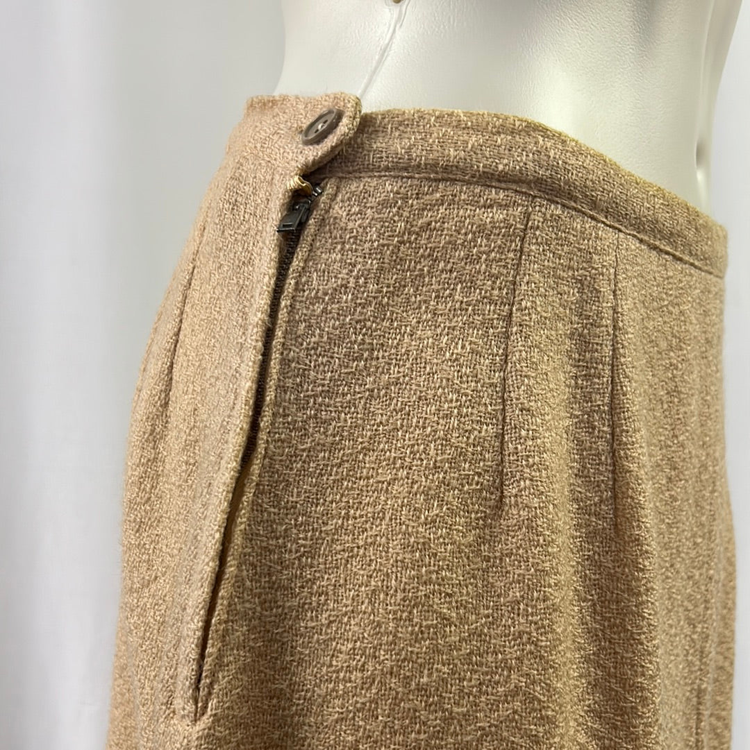 Women’s Tan Straight Skirt