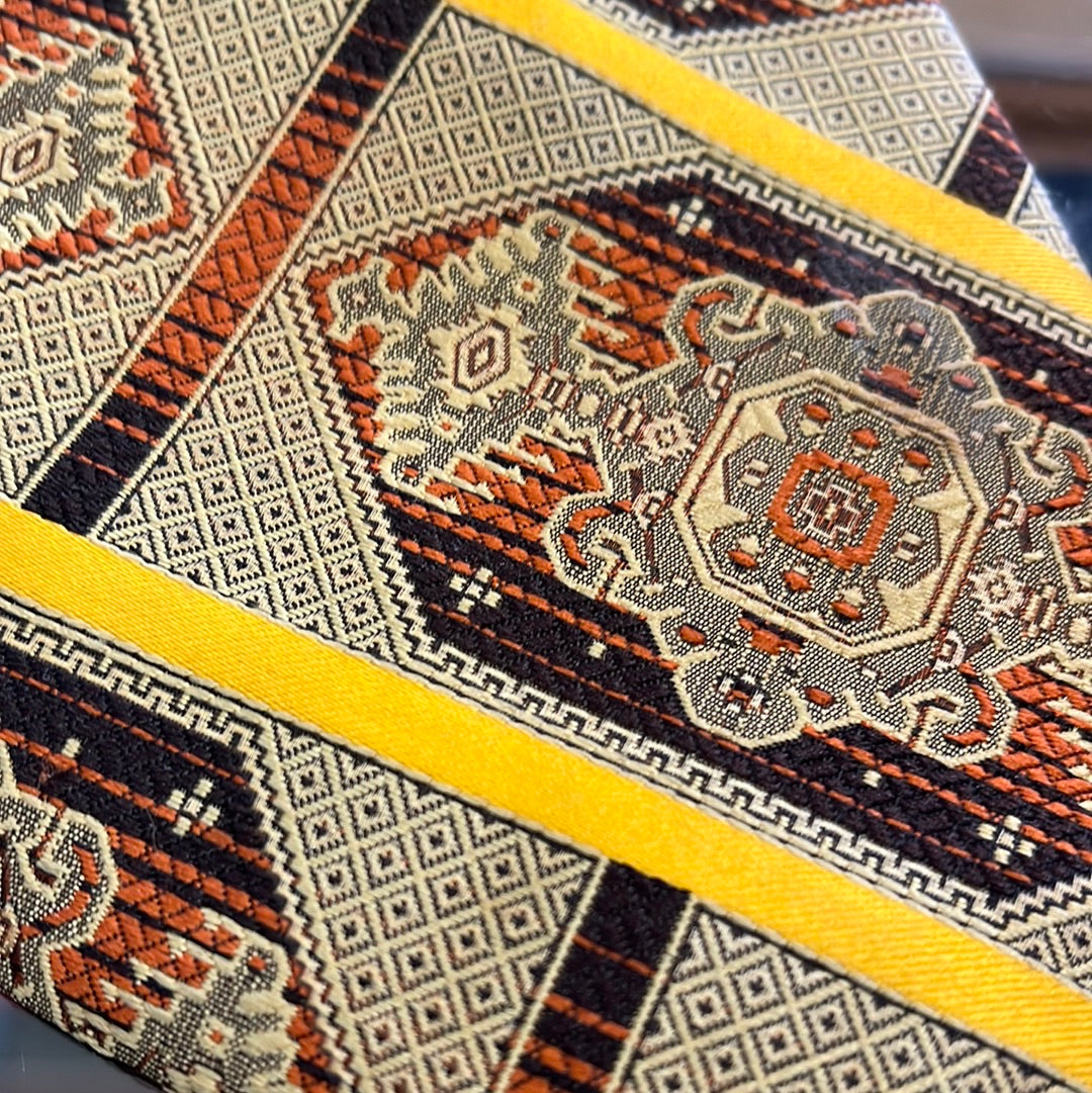 Gold, Tan , and Orange Tie