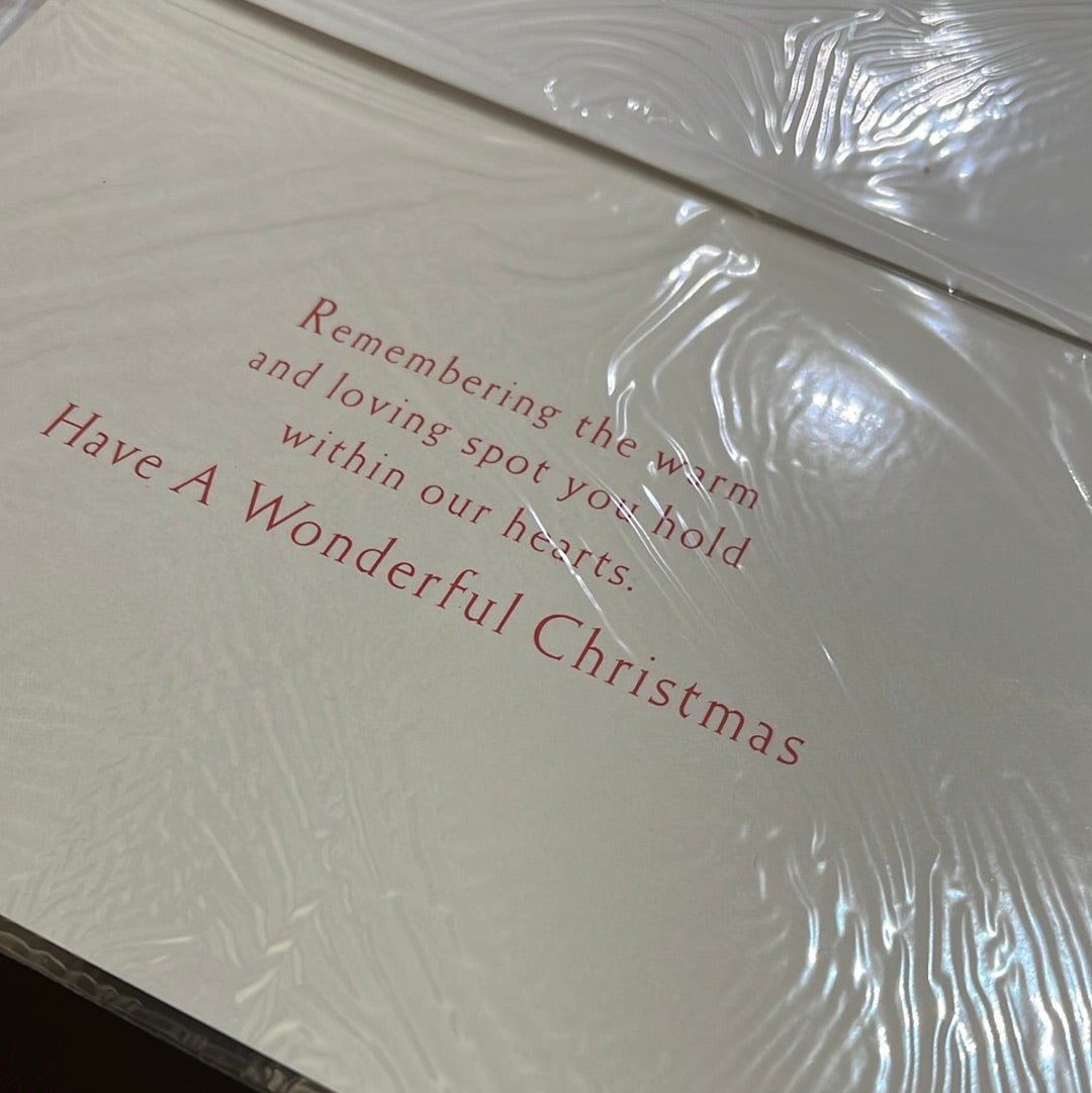 Thinking of Dad at Christmas card